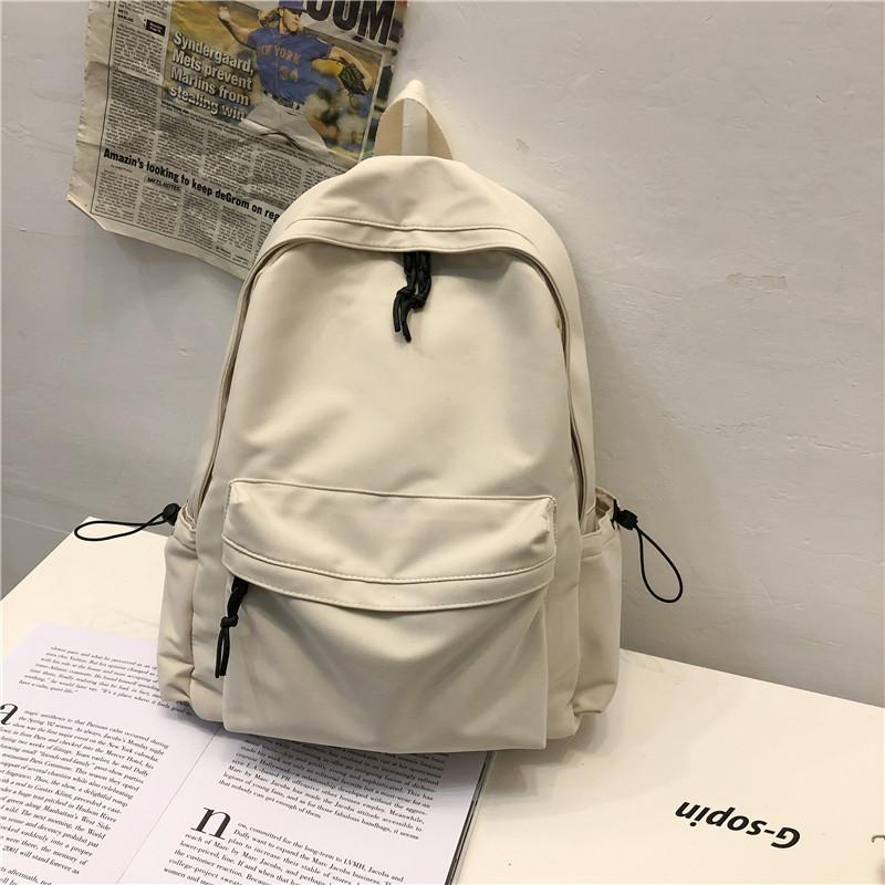 Студенческая однотонная простая сумка через плечо, большая вместимость, дорожная сумка