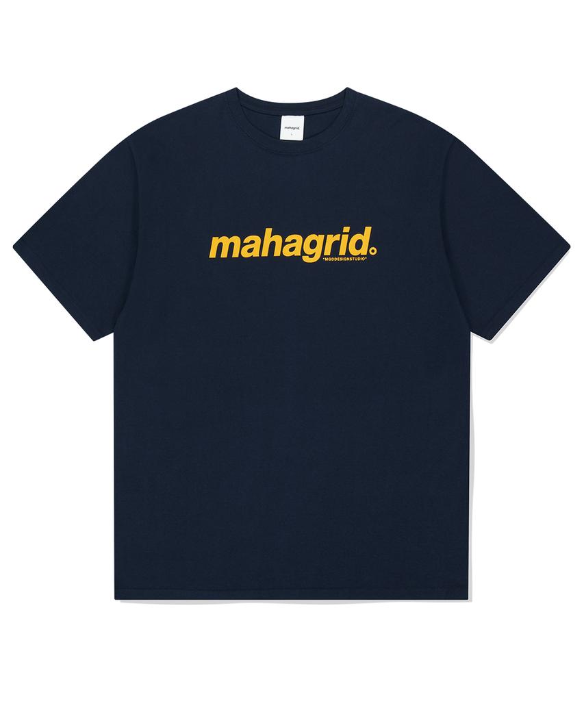 MAHAGRID Базовая футболка с логотипом Темно-синяя(Mg2Cmmt502A)