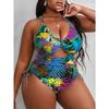 Европейский и американский интегрированный большой размер, высококачественный бикини, сексуальный цельный купальник