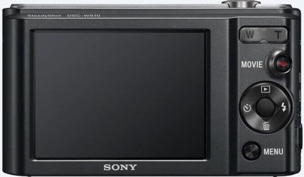 Sony Цифровая камера W810 6x оптическая черная Cyber-shot DSC-W810-B