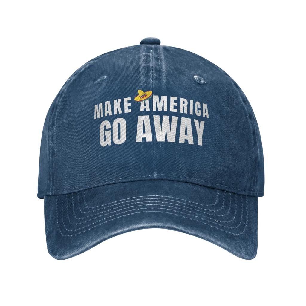 Baseball Cap Make America Go Away Summer yk Cool Hip Hop Hats Women Unisex Custom Logo Running Hippie High Quality Baseball Caps