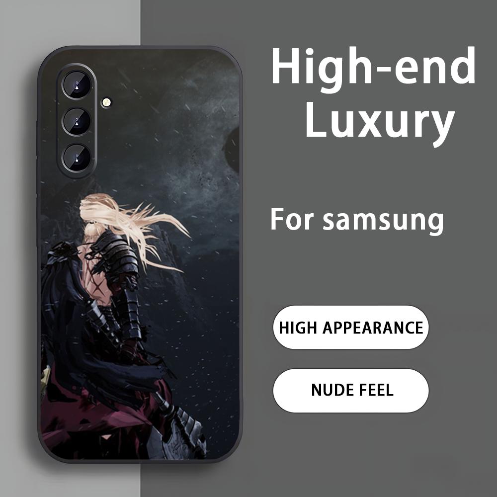 НОВАЯ ИГРА первый берсерк Хазан DNF Чехол для телефона для Samsung Galaxy A56 A16 A36 A26 A06 A55 A54 A15 A35 A25 Мягкий Черный
