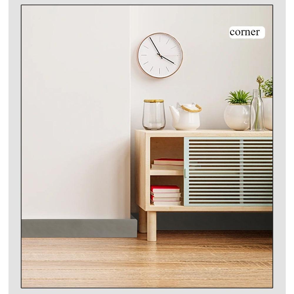 Горячий 2M Водонепроницаемый корпус Самоклеящаяся плинтусная линия 3D Наклейка на стену Утолщенная Противоударная Декорация Линия для детского уголка