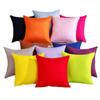 Candy Colored Pillowcase Solid Color Throw Birthday Decorative Funda De Almohada Kussensloop