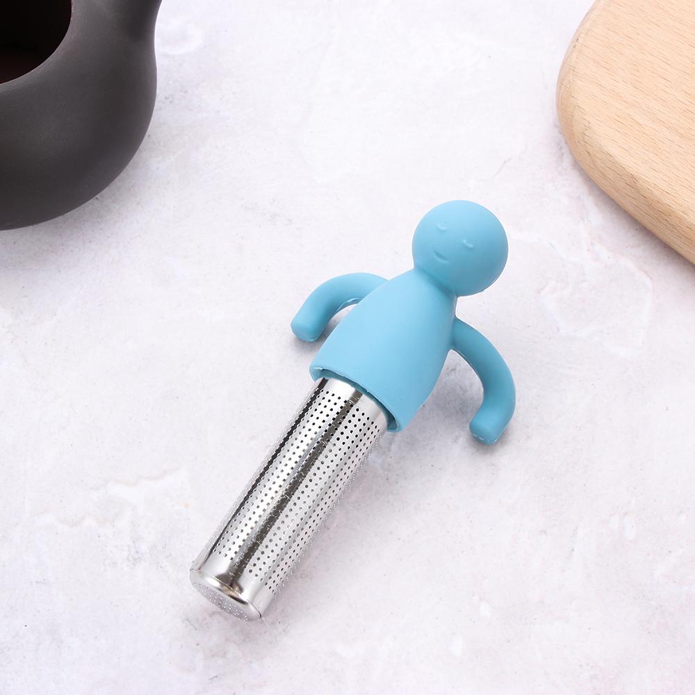 Teaware Tea Bag Diffuser Tea Infuser Loose Leaf Strainer Little Man Shaped Teapot Filter Brewing