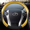 Carbon Fibre +Leather Car Steering Wheel Cover For 5EHG Prius 30 20 Prius V Prius C Prius Prime Massage Auto Accessories JHE3