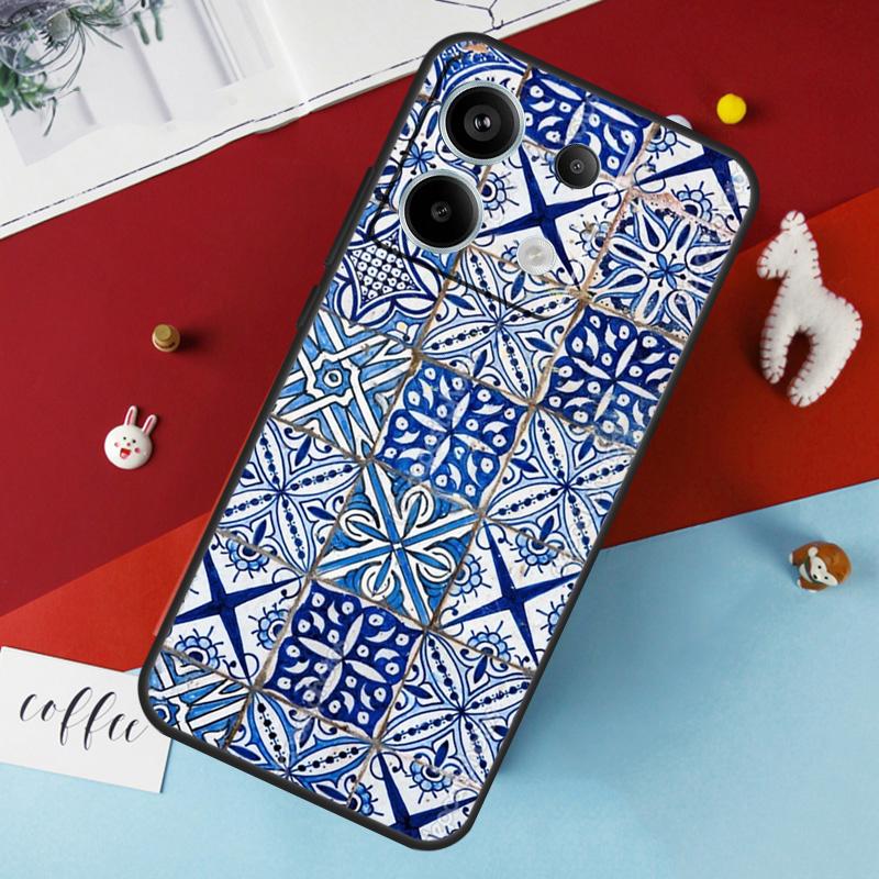 Moroccan Pattern Case for Xiaomi Redmi Note 13 12 10 8 9 11 Pro 12S 10S 11S Redmi 13C 10A 10C 9C 12C Cover