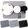 Kitchen Draining Pad Wave Non-slip Silicone Drying Mat Placemat Heat Insulation Pad Table Mat