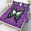 Beautiful Butterfly Pattern Mattress Four-Piece Bedding Set Mattress Bedroom Dormitory Bedding