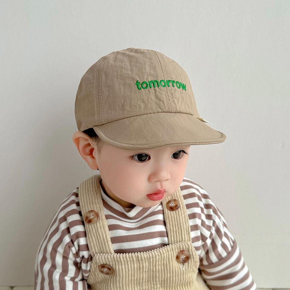 Quick-drying Letter Baseball Cap Soft Children Visors Cap Korean Baby Peaked Hat Kids