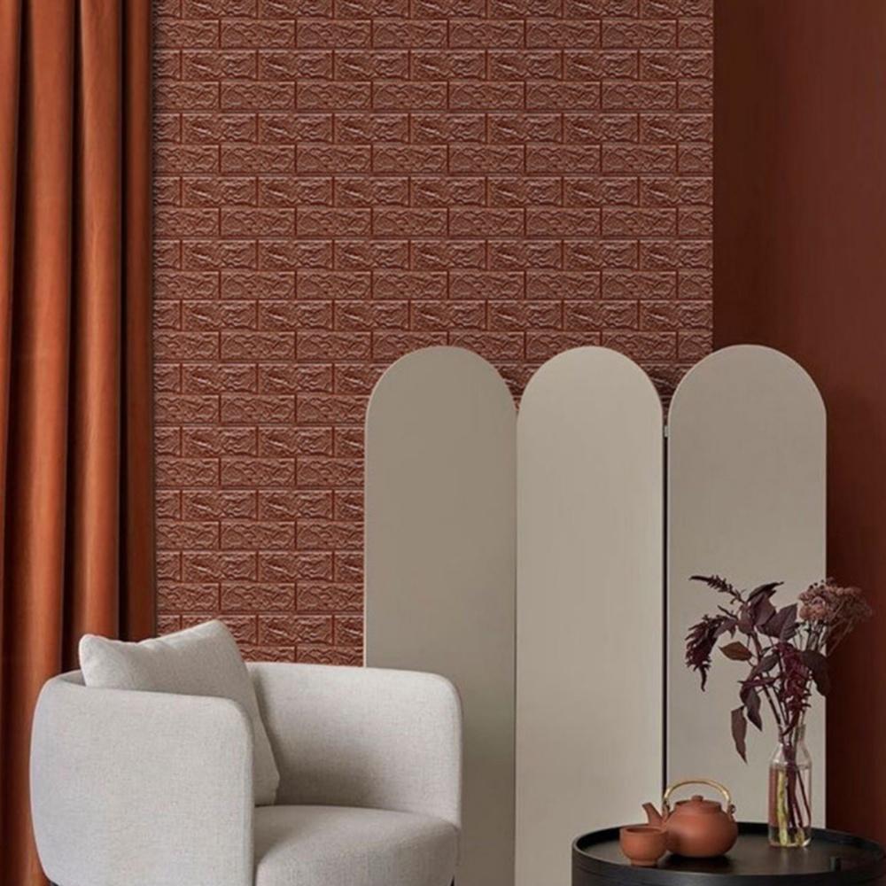 Waterproof 3D Wall Sticker 3D Wallpaper Self-adhesive Antique Soft Foam Brick Wallpaper For Living Room Bedroom Decoration