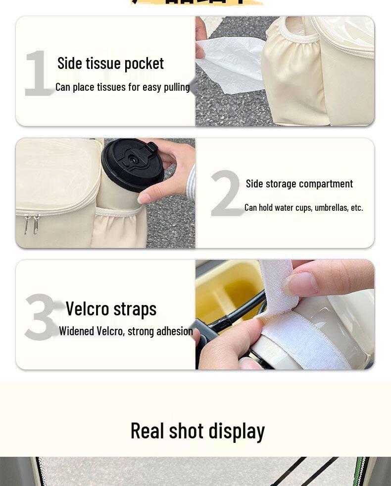 Multifunctional Hanging Bag for AIMA Lewei CA510/CA500 Electric Tricycle - Universal Front Storage Bag