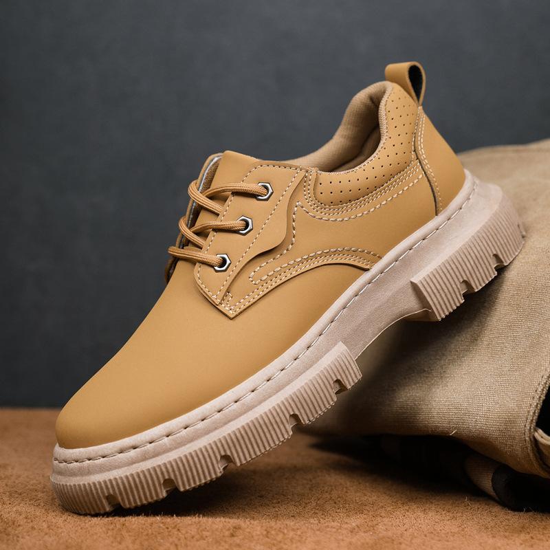 2024 New Men's Business British Style Leather Shoes Youth Comfortable Workwear Shoes Hot Selling Fashion Versatile Casual Shoes