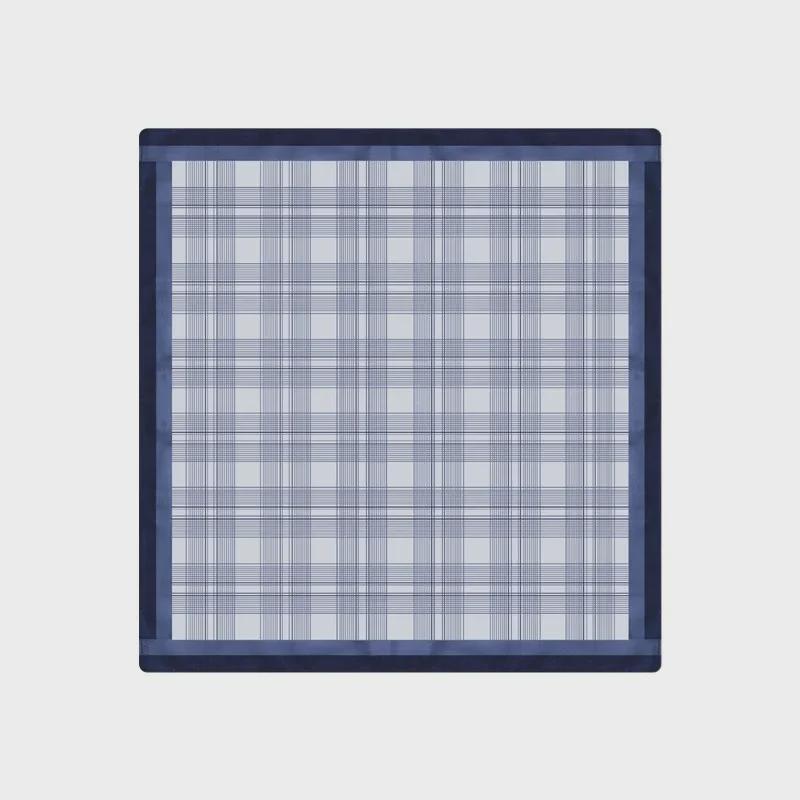 "Free Shipping: A1V Men's Nostalgic Sweat-Absorbent Plaid Handkerchief – Classic and Portable."