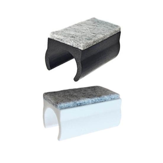 24 шт. Пластиковые протекторы для ножек стула для защиты пола U-образные колпачки для ножек мебели Легкая установка Нескользящие накладки для стула