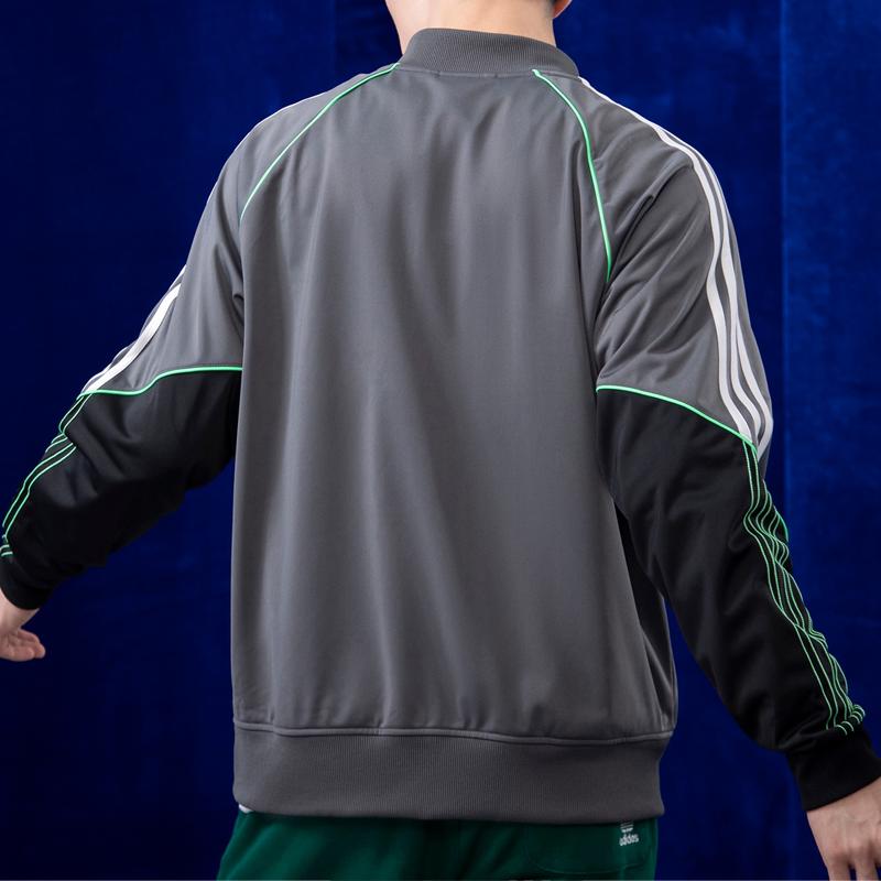 Adidas Спортивная куртка Originals с длинным рукавом, мужская куртка, серая HI3002