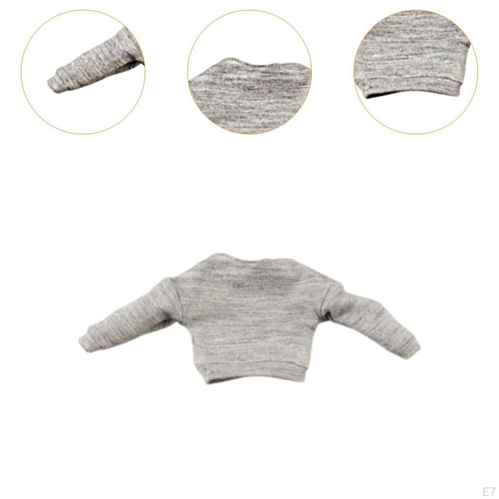 1/12 Action Figure Sweater Costumes Dress Up Doll Clothing for 6 Inch