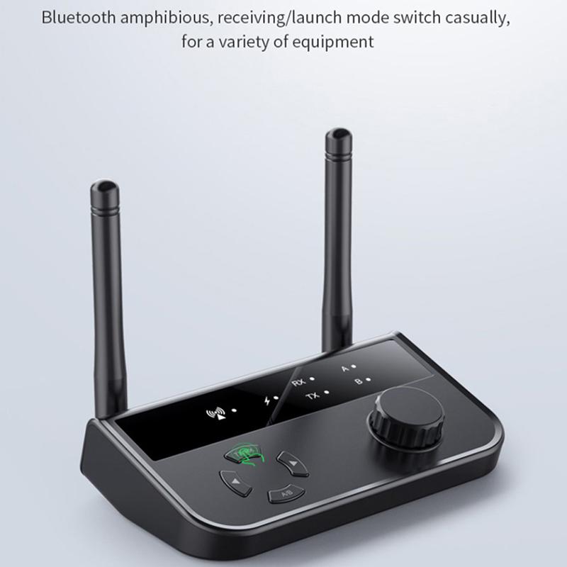 Многоточечный аудиопередатчик Bluetooth 5.3, приемник 3,5 мм, адаптер Aux 2 Rca