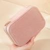 Rectangle Velvet  Jewelry Box 2 Layer Jewelry Case Multi-functional Vintage Ring Case  Girlfriend