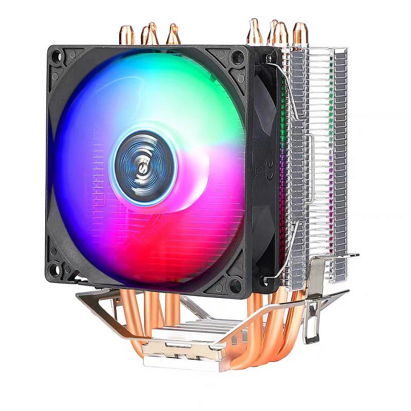 Кулер для процессора Accumulate Frost 400 ARGB, бесшумный термоконтроль для настольных компьютеров i5 и AMD 1700