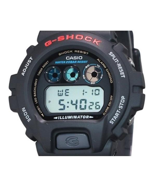 Casio G-Shock Digital Кварцевые мужские часы с полимерным ремешком DW-6900U-1 200M