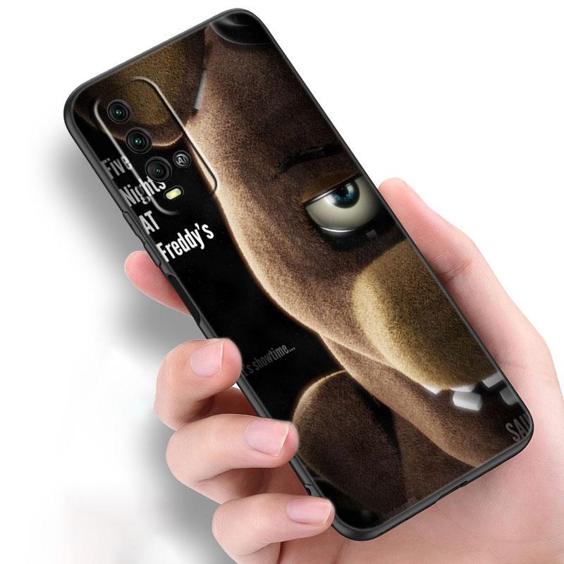 Чехол Fnaf Animatronics для телефона Xiaomi Redmi Note 10 9 Pro Max 10S 10T 9A 9C 9S 9T 8A 8T 8 7 Pro, мягкий черный чехол из ТПУ