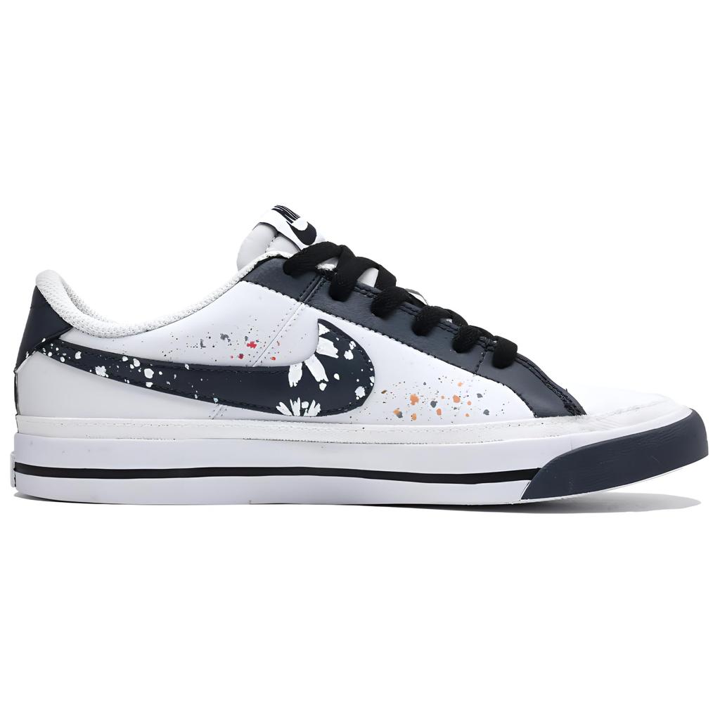 Nike Кроссовки Court Legacy Low top для скейтбординга Мужские Черно-белые DH3162-100(Команда1052-)