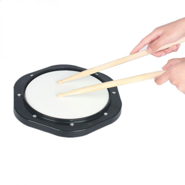 10-дюймовый тупой барабан для практики джазовых барабанов с барабанными палочками и тренировочной сумкой из АБС-пластика