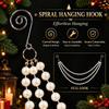 Acrylic Pearl Bead Garland Faux Pearl Beaded Hanging Decoration  Christmas Window Decor