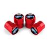 4Pcs Car Tire Valve Covers Dust Emblem Caps Accessories For Ford Fiesta Focus 2 Mondeo ST mk4 Mustang Ranger Kuga S-MAX Transit
