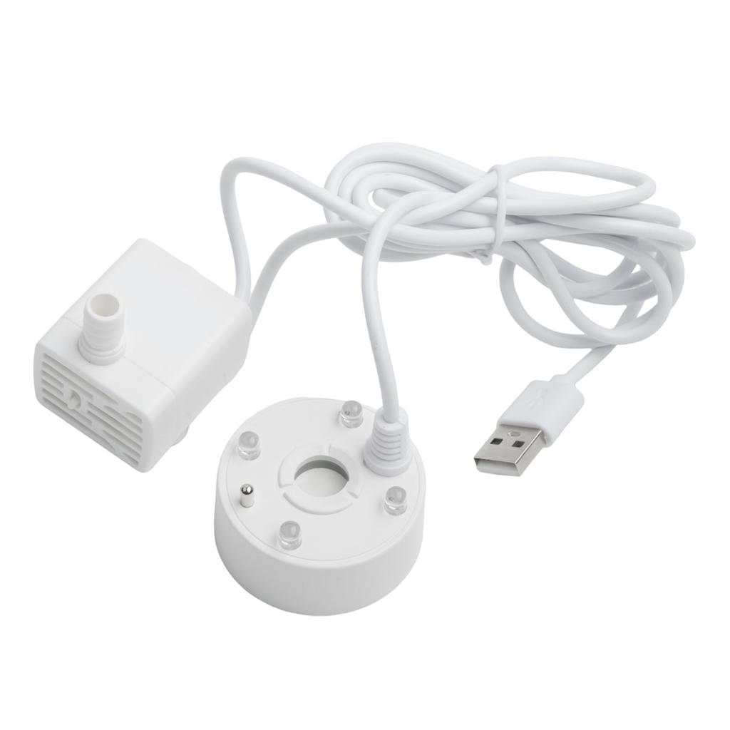 USB Powered Fog Machine with Built In Water Pump and Colored Lights for Creating Unique Atmospheres at Parties