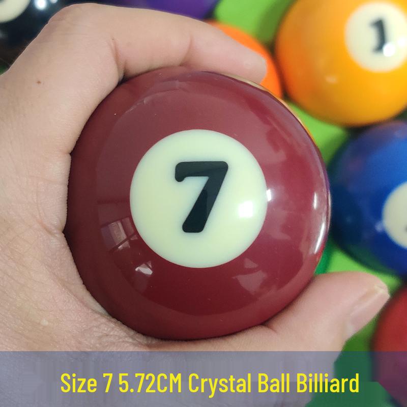 Standard American Billiard 16-Ball Set: Black 8 & 9-Ball with Large Numbers