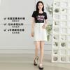 [Cowboy A-line Skirt] Summer thin casual versatile short skirt, slimming half length skirt