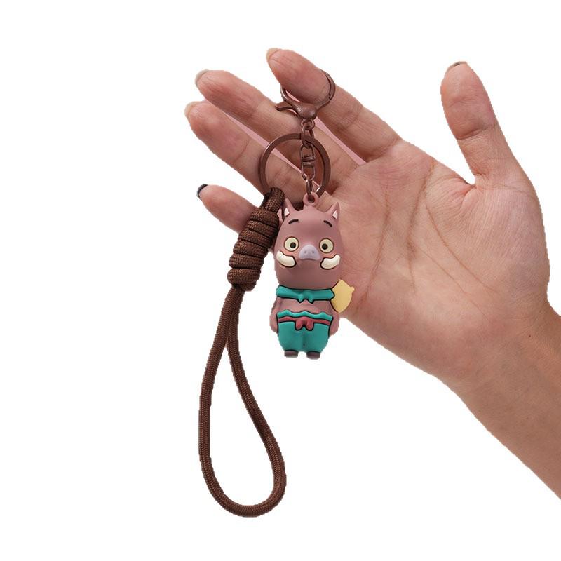 Брелок-подвеска Аниме Йокай: Мультяшная кукла-бродяга из горы, аксессуар и брелок для сумки