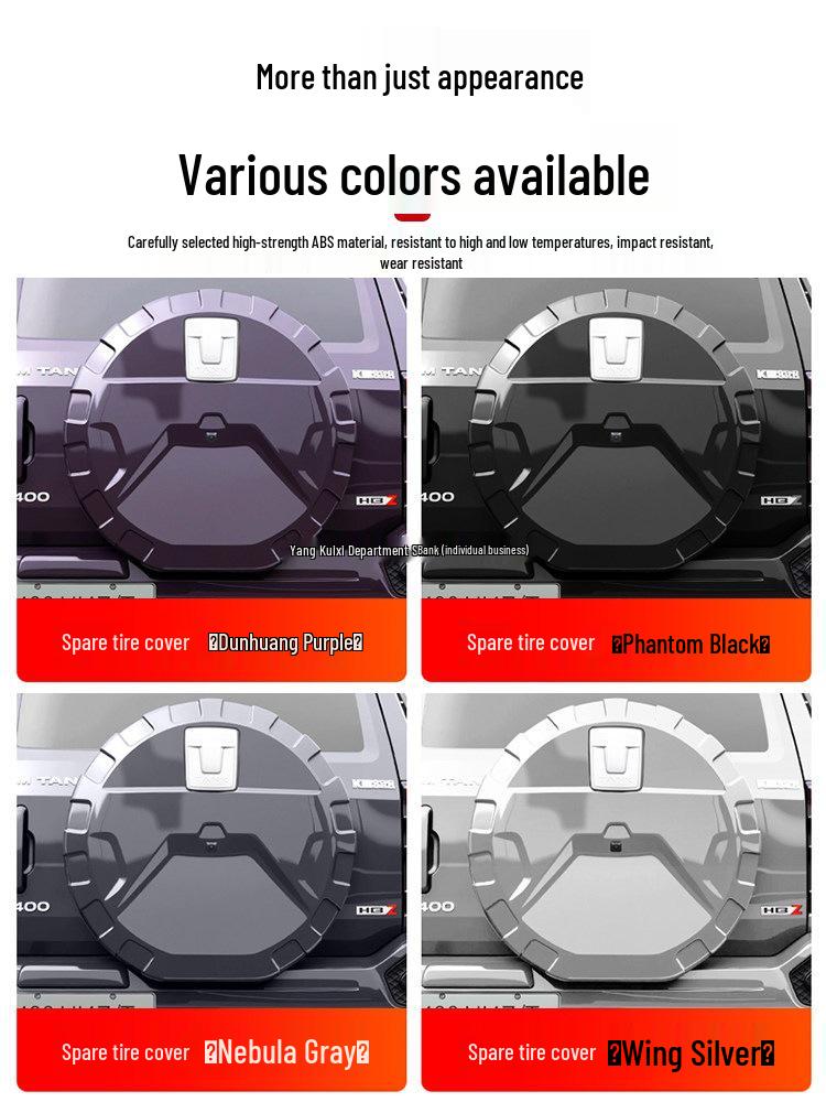 Чехол для запасного колеса Танк 400 Hi4T/Hi4Z: Оригинальный дизайн с подглядыванием в стиле мехи