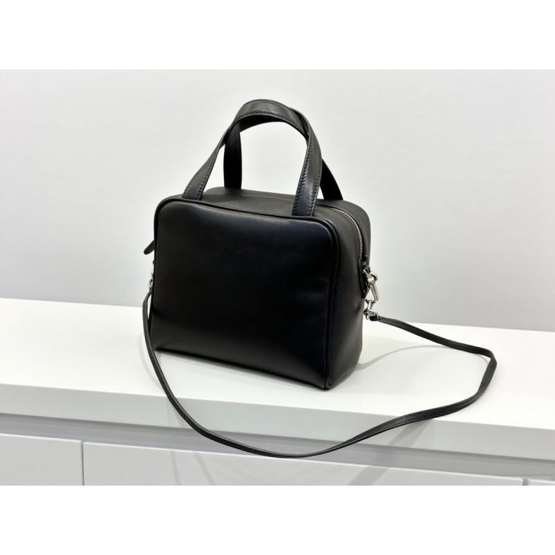 Minimalist Small Square Leather Crossbody Bag Genuine Lamb Skin Shoulder Women Daily Use