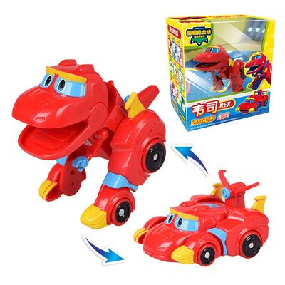 Новейшие игрушки-динозавры Min Gogo Dino ABS Deformation Car/Airplane Action Figures REX/PING/VIKI/TOMO Transformation Dinosaur Toys для детей в подарок