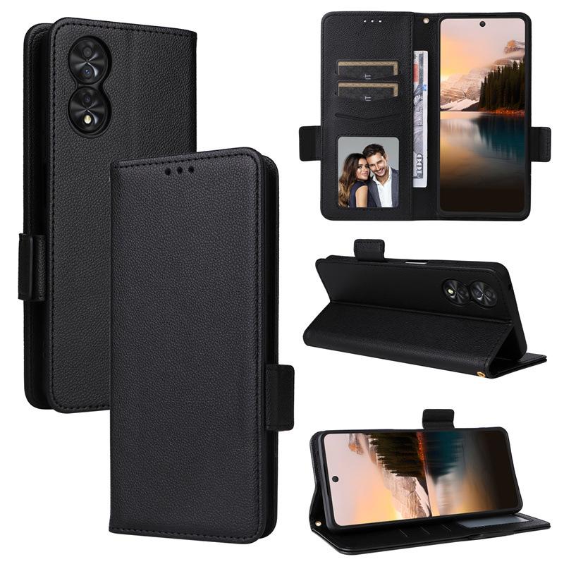 Кожаные флип-чехлы для TCL 40 NxtPaper 4G PU чехол для телефона полная защита корпуса противоударный чехол