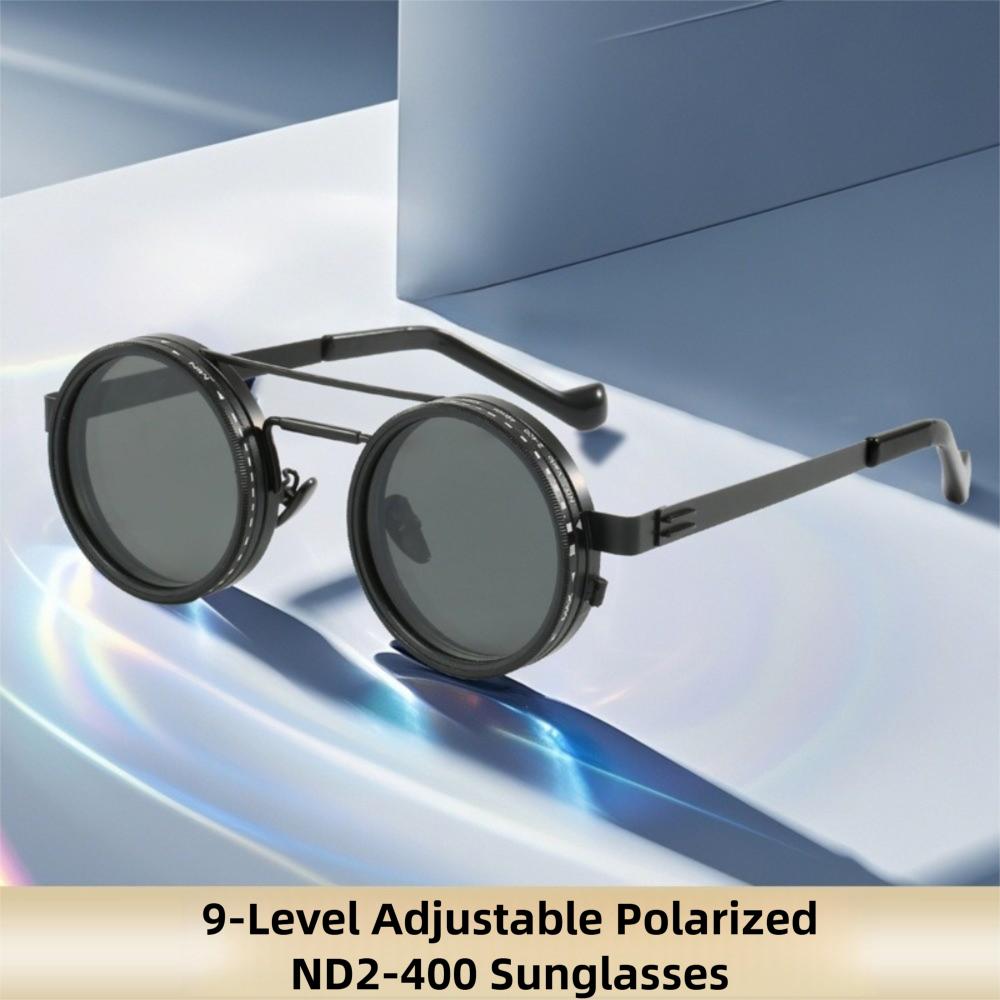 Очки с регулируемым затемнением ND2-400, 9 уровней, модные поляризационные солнцезащитные очки для вождения