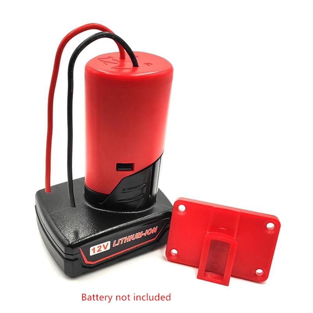 Адаптер питания Выходной адаптер аккумулятора Для аккумулятора Milwaukee M12 Разъем питания