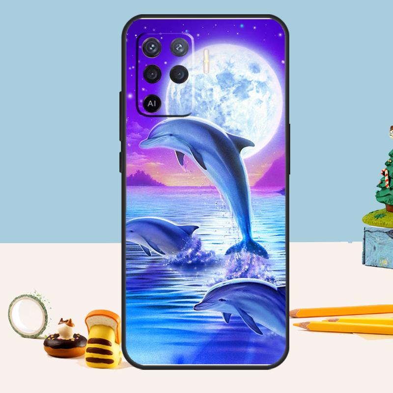 Чехол Ocean Dolphin для OPPO A74 A94 A54 A78 A98 A58 A96 A76 A16 A5 A9 A53 A15 A52 A72 A17 A57 A77 A54S