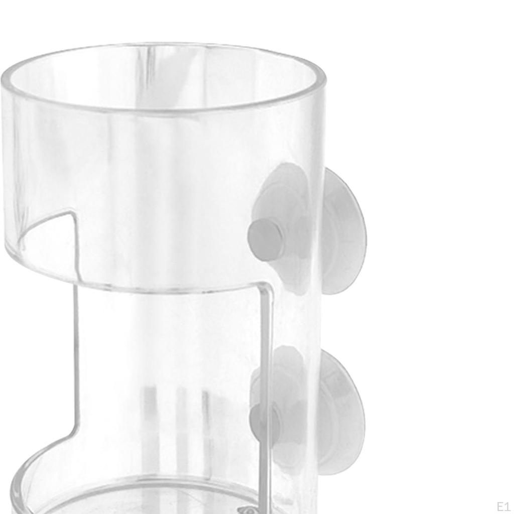 Акриловая кормушка для рыб, трубка для кормления аквариума, прозрачная артемия, личинка, червь