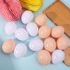 60/10 шт. Пасхальные Имитационные Яйца DIY Расписные Яйца Счастливой Пасхи Пластиковые Искусственные Яйца Домашний Праздничный Декор Вечеринка Поставки Детский Подарок Игрушки