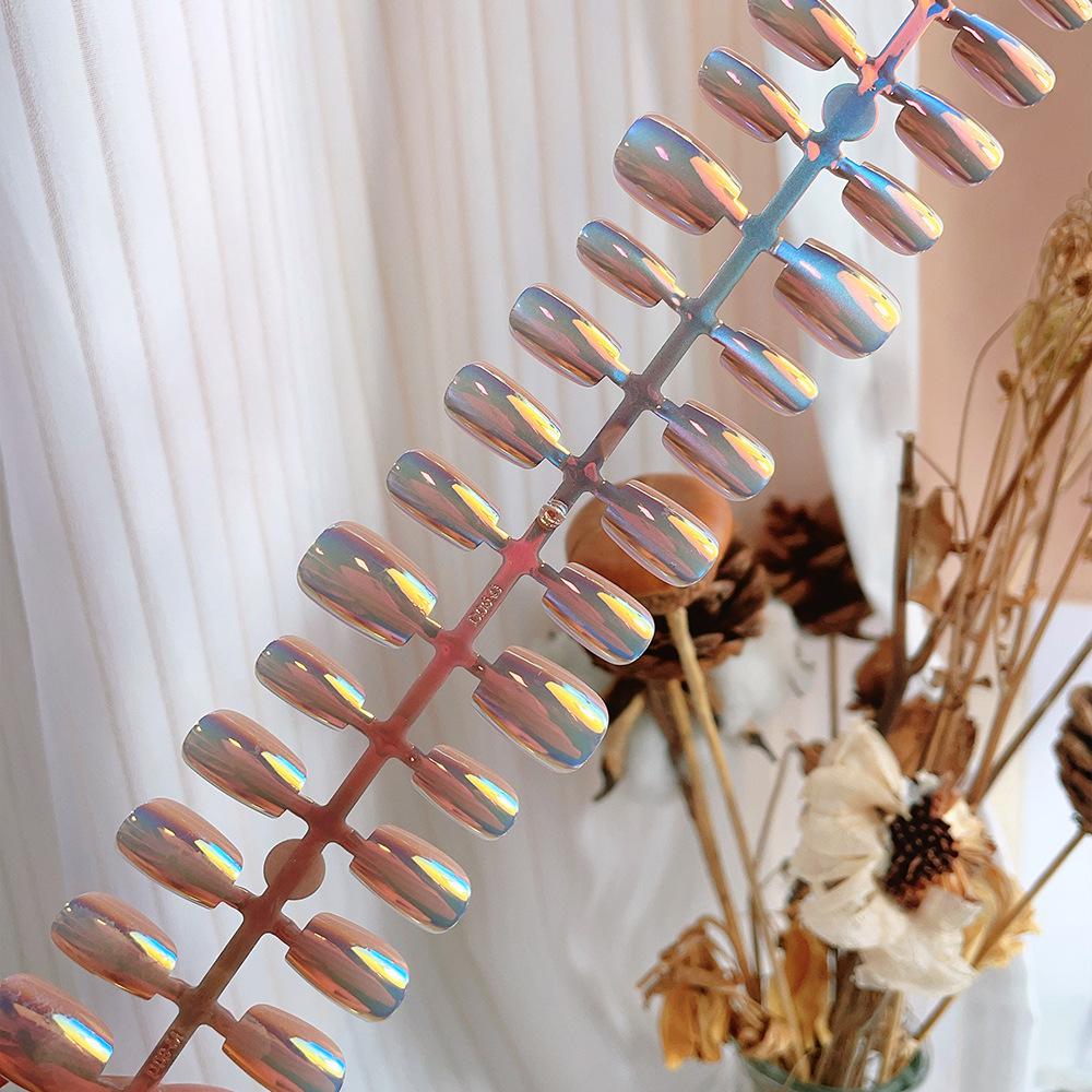 Aurora Cat Eye Crystal Nail Art Beads - Removable & Wearable