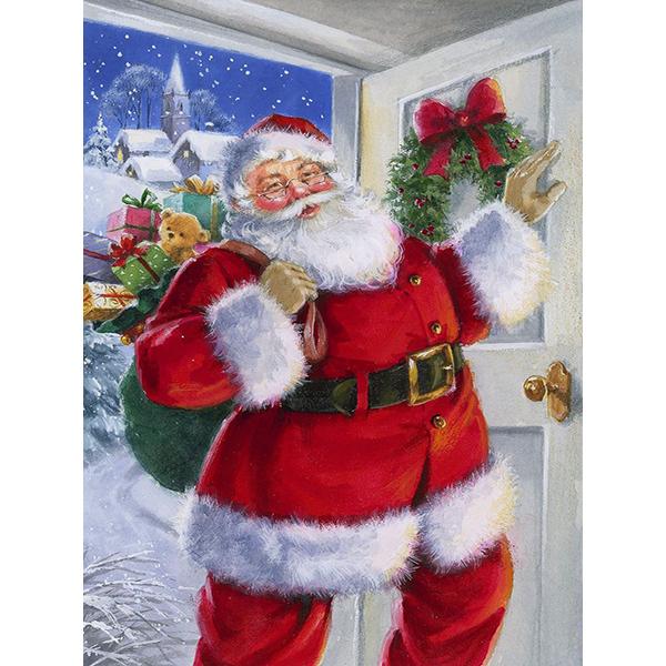 DIY алмазная живопись Санта-Клаус Алмазная вышивка Рождественский зимний пейзаж вышивка крестиком набор мозаики со стразами Рождественский подарок