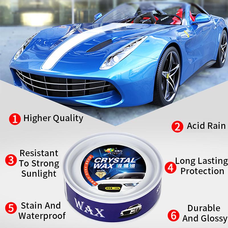 Car Wax Crystal Plating Set Paint Cosmetic Care Scratch Repair Hard Glossy Wax Layer Covering Paint Waterproof Film Car Polish