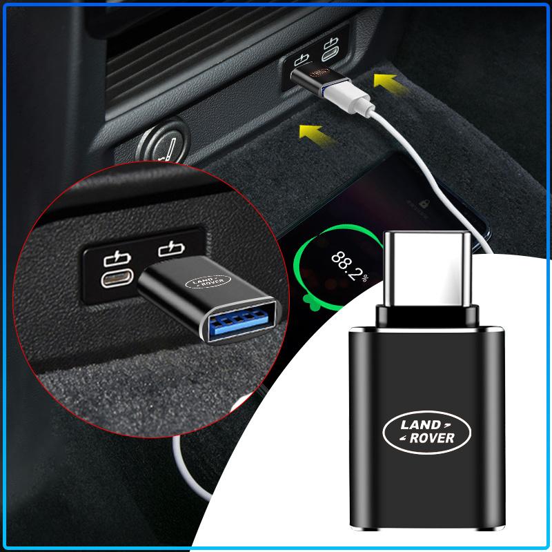 Автомобильный USB Type-C Кабель-конвертер Зарядный адаптер Автоаксессуары Для Land Rover Freelander 2 L2 L319 L462 LF Range Sport Evoque L322 Discovery 2 3 4 5