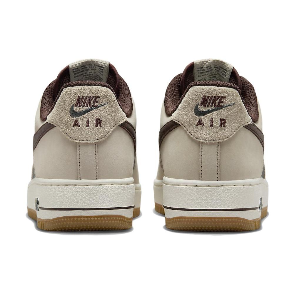 Nike Air Force 1 Low Cream Vintage Green Мужские кроссовки Earth Sail Gum, средне-коричневые FQ8823-236