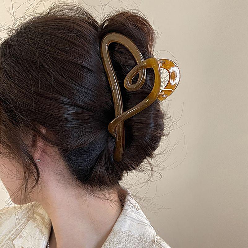 Большие заколки-крабы для густых волос, аксессуары, женский головной убор, Ins, пластиковые, зажим-краб, заколки для волос, подарки