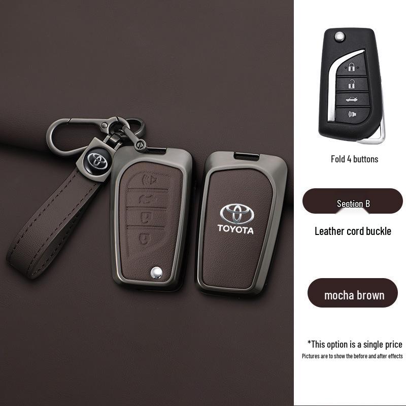 Чехол для ключа Toyota для моделей Corolla, Highlander, RAV4 и Reiz